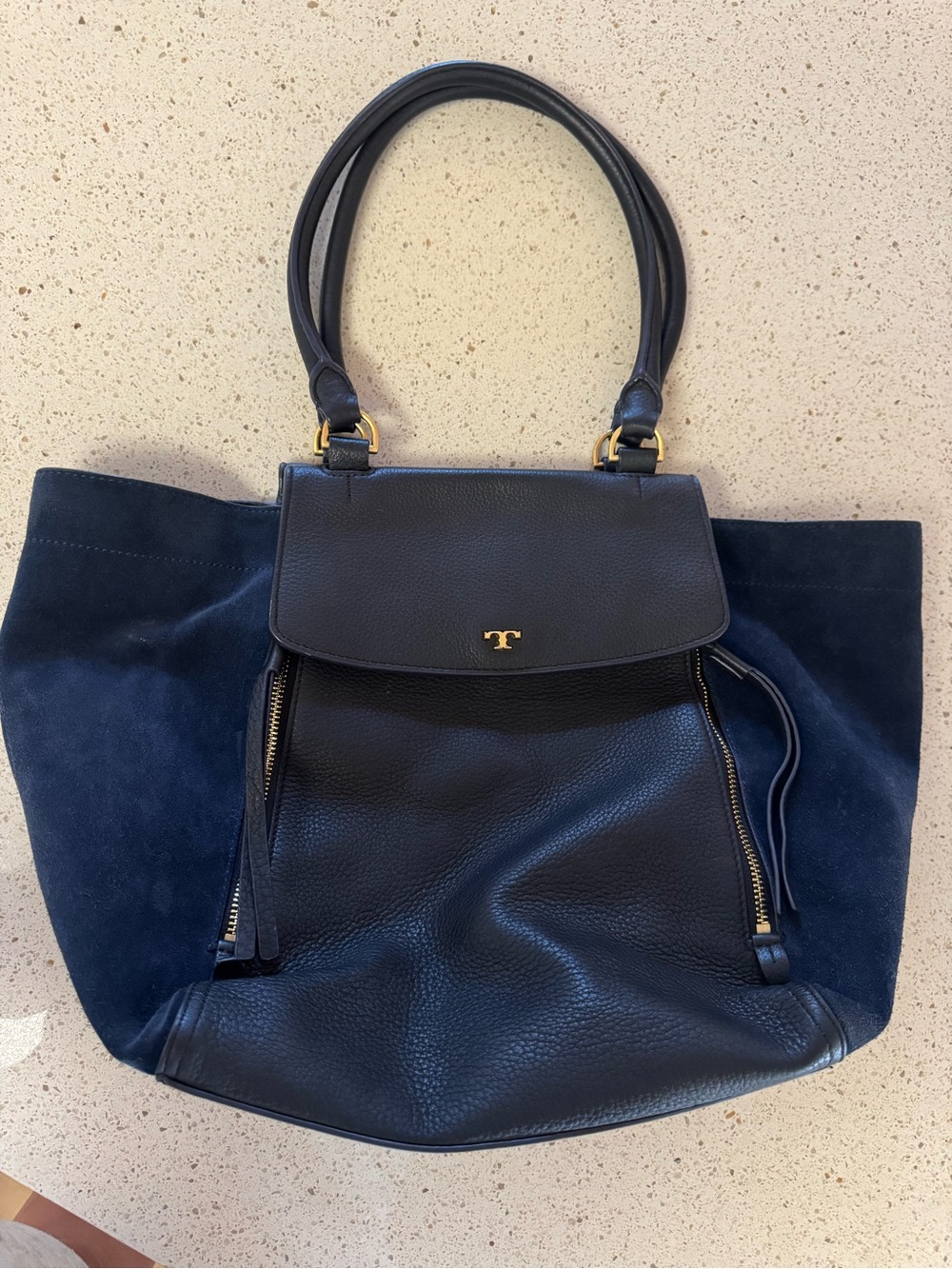 Tory Burch Half Moon Satchel - Pre-Owned